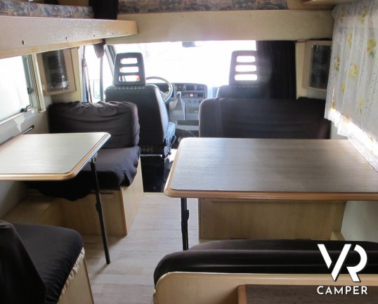 CI Mizar 140 - camper usato mansardato, camper 6 posti, camper usato occasione, concessionaria camper Torino Druento