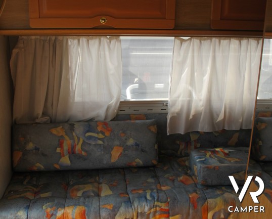 Pegaso 58 camper usato garantito per famiglia con 6 posti letto, ottima prima esperienza, letti a castello posteriori e ampia dinette