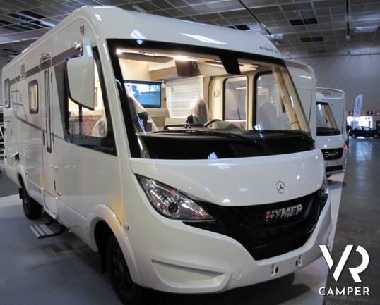 Hymer BMC-I 580: motorhome 4 posti con letti gemelli in coda, bagno con doccia separata. Meccanica Mercedes Sprinter, Euro 6, patente B