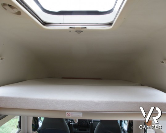 Hymer Exsis: camper motorhome compatto usato, con 4 posti letto, lunghezza ridotta, ottimo stivaggio