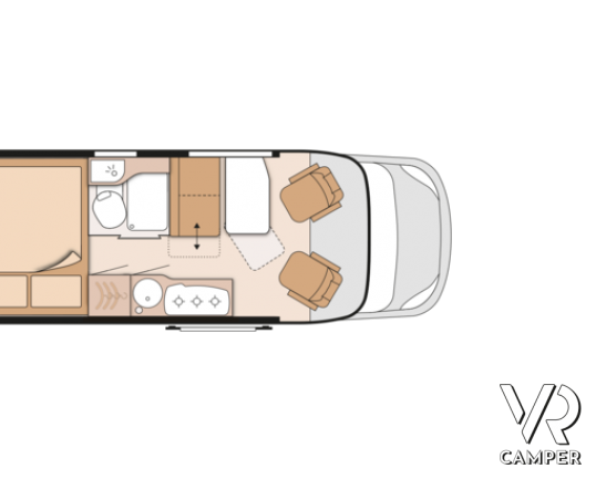 Knaus Boxstar Street 600 MQ: camper furgonato nuovo con letto matrimoniale posteriore e ampio vano di carico, ottimo per 2 persone che vogliono viaggi