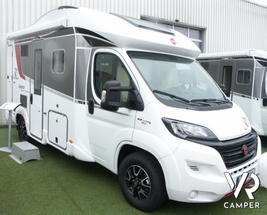 Burstner Ixeo Time 590 ED. 30: camper nuovo a Torino semintegrale compatto con letto basculante 4 posti bagno e doccia separata.