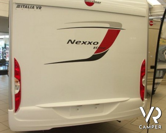 Burstner Nexxo Time 670: camper nuovo a Torino con garage e ampia dinette, senza letto basculante.