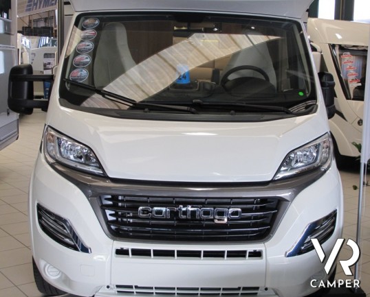 Carthago C-Tourer T 148 H: camper nuovo semintegrale con letto basculante, doppio pavimento, letti gemelli e ampio garage
