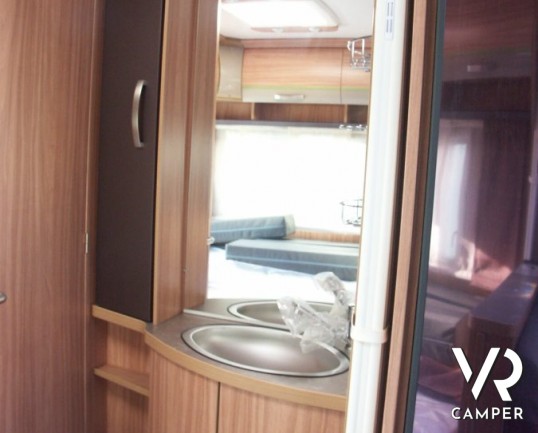 HYMER ERIBA EXCITING 505 - caravan usata in piemonte, roulotte occasione semi nuova, roulotte traino caravan