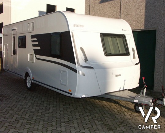 HYMER ERIBA EXCITING 505 - caravan usata in piemonte, roulotte occasione semi nuova, roulotte traino caravan