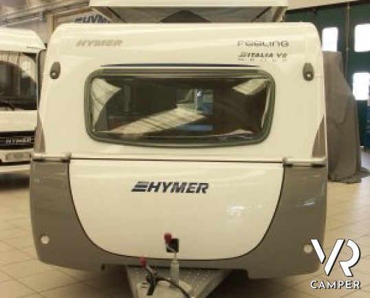 Eriba Feeling 430: caravan usata a Torino, introvabile sul mercato con il tetto rialzabile e solo 1.100 kg di peso a pieno carico.