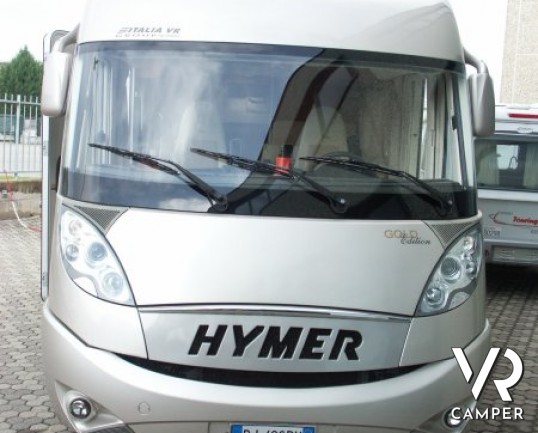 Hymer B 514 SL Gold Edition: camper motorhome usato a Torino, compatto nelle dimensioni con letto matrimoniale in coda, garage e basculante in cabina.
