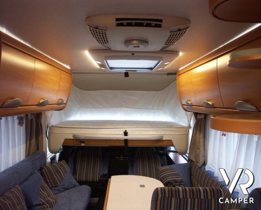 Hymer B 544 SL: camper usato motorhome con doppio pavimento AL-KO passante, full optional