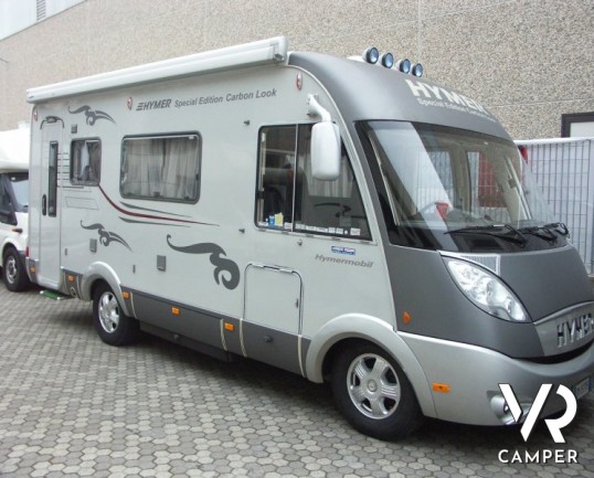 Hymer B 544 SL: camper usato motorhome con doppio pavimento AL-KO passante, full optional