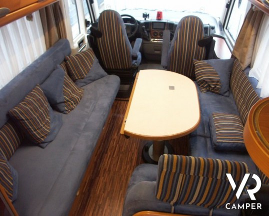 Hymer B 544 SL: camper usato motorhome con doppio pavimento AL-KO passante, full optional