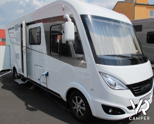 Hymer B 584 DL: evoluzione del B544, con garage, doccia separata, frigorifero grande e garage, tutto sul nuovo modello Hymer Dynamic Line