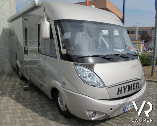 Hymer B 614 SL Star Edition: spendido motorhome Hymer usato con ampio garage, sotto i 7 metri di lunghezza, versione speciale con colorazione Champagn