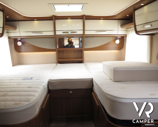 Hymer B 680 Star Line: maxi motorhome nuovo Hymer gemellato, con trazione posteriore, letti gemelli, ampia dinette