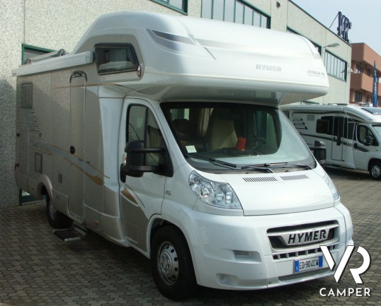 HYMER CAMP 614 STAR EDITION:mansardato usato con sistema coibentazione PUAL HYMER, ampio garage e meccanica Fiat 3.0 M-Jet
