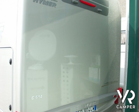 HYMER CAMP 614 STAR EDITION:mansardato usato con sistema coibentazione PUAL HYMER, ampio garage e meccanica Fiat 3.0 M-Jet