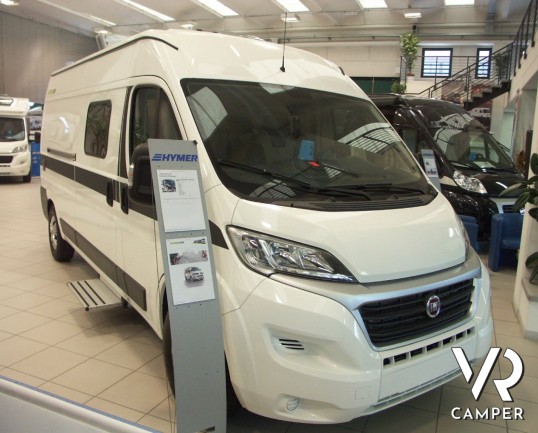 HYMER CAR GRAND CANYON: camper puro attrezzato, con letto matrimoniale in coda.