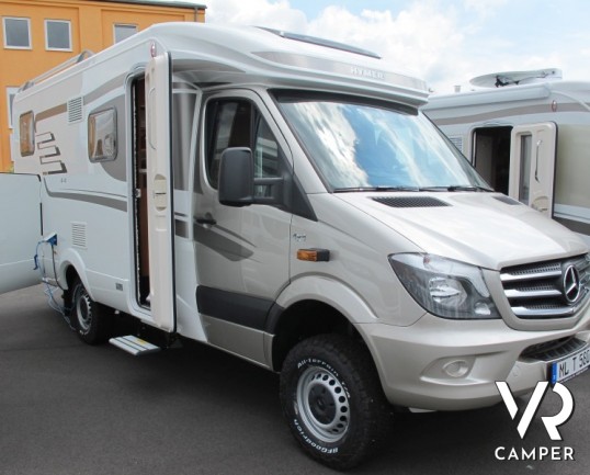 Hymer ML-T 580 4X4: camper semintegrale con letti gemelli su meccanica mercedes trazione posteriore