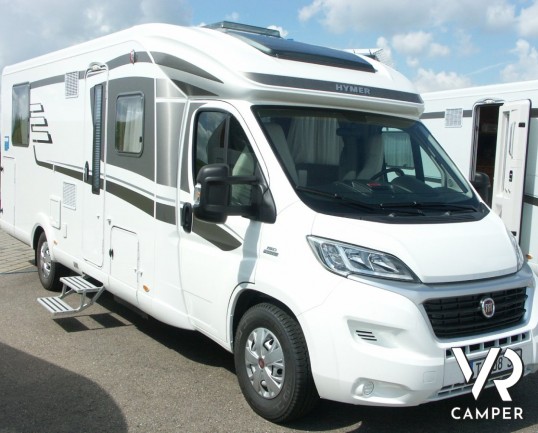 Hymer Tramp 708 SL: camper semintegrale nuovo con letto nautico e garage.