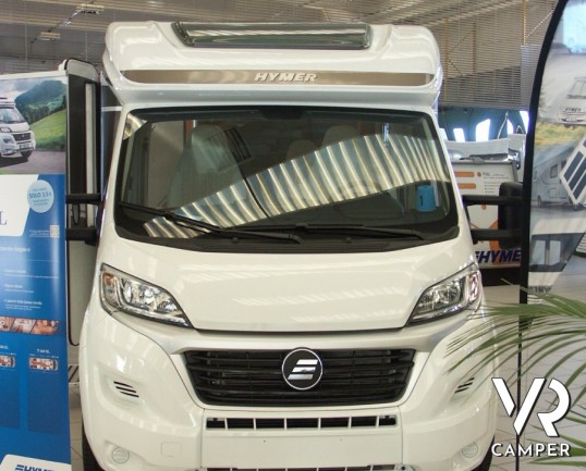 HYMER TRAMP 568 SL: camper semintegrale nuovo con doppio pavimento e letti gemelli con garage.