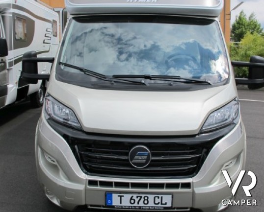 Hymer Tramp 678 CL Gold Limited: camper semintegrale nuovo in versione speciale con letti gemelli in coda e ampio garage, letto basculante su dinette