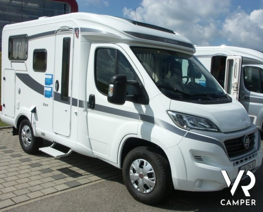 Hymer Van 314 SL: semintegrale piccolo con garage e doppio pavimento