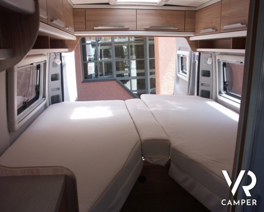 Knaus Boxstar Lifetime 600: camper furgonato nuovo a Torino con letti gemelli in coda, 3 posti letto.