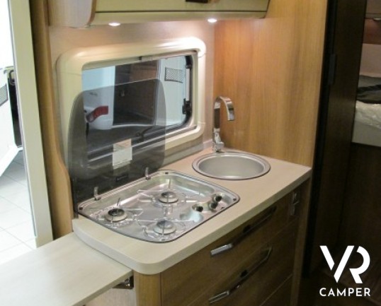 Knaus Van-I 600 MG - camper motorhome nuovo con garage e letto basculante, 4 posti omologati e ampia dinette con divanetto frontale