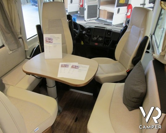 Knaus Van-I 600 MG - camper motorhome nuovo con garage e letto basculante, 4 posti omologati e ampia dinette con divanetto frontale