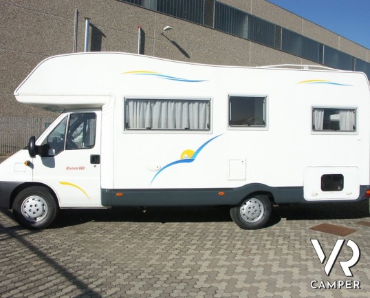 CI RIVIERA 180: camper mansardato usato occasione da concessionaria in vendita in Piemonte.