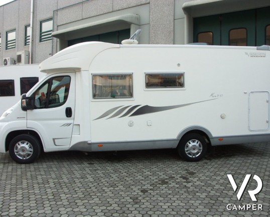 MOBILVETTA KEA 87P - camper usato a torino, semintegrale con garage, occasione camper