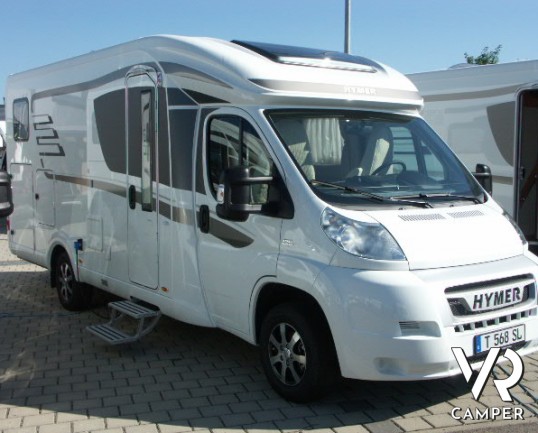 Hymer Tramp 568 SL: SEMINTEGRALE DELLA FASCIA LUSSO DI HYMER, CON DOPPIO PAVIMENTO, DINETTE A L, ADATTO ALLE DUE PERSONE, AMPIO GARAGE.