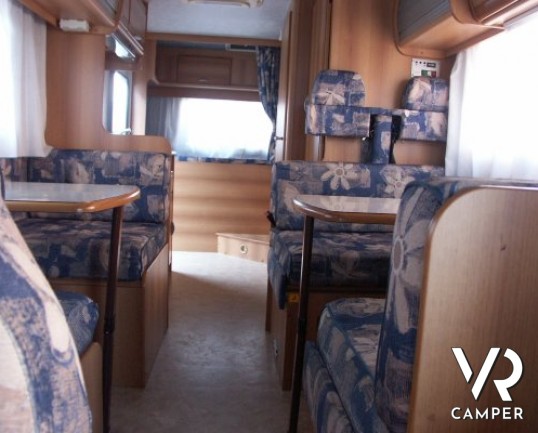 Rimor SuperBrig 680: camper mansardato usato 7 posti letto, 6 posti omologato con garage.