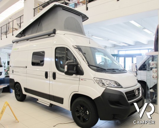 HymerCar Ayers Rock furgonato nuovo 2 posti letto, con tetto sollevabile, anno 2019_ItaliaVR concessionaria camper torino druento