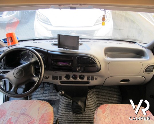 Rimor Super Brig 628: Camper usato mansardato 6 posti letto, con frigorifero grande, veranda, portamoto