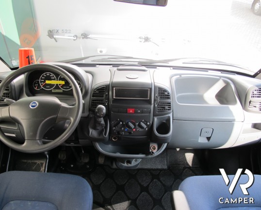 Hymercamp C 594: camper mansardato usato con 6 posti letto, letti a castello e basculante matrimoniale, camper occasione, vendita camper torino e drue