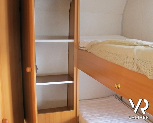 Elnagh Marlin 61 G: camper mansardato usato con letti a castello, veranda, portabici, 6 posti omologati - Italia VR vendita e noleggio camper Torino e