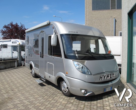 Hymer B 504: camper motorhome usato, con 4 posti letto, veranda e condizionatore - italiavr vendita camper torino e piemonte