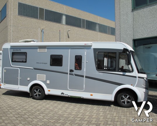 Dethleffs I 6611: camper motorhome usato, 4 posti letto, letti gemelli, letto basculante, garage - Italiavr vendita e noleggio camper a Druento (to)
