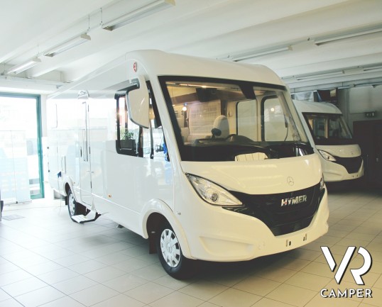 Hymer B MC-I 550, motorhome nuovo, doppio pavimento, letto matrimoniale trasversale in coda, letto basculante, garage, 4 posti, patente B, italiavr ve