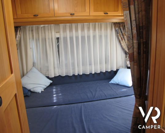 Hymer Starline 680 Classic: camper usato motorhome, 6 posti omologati, con portabici, retrocamera, antenna satellitare. ItaliaVR vendita e noleggio ca