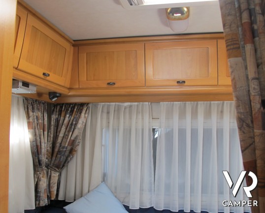 Hymer Starline 680 Classic: camper usato motorhome, 6 posti omologati, con portabici, retrocamera, antenna satellitare. ItaliaVR vendita e noleggio ca