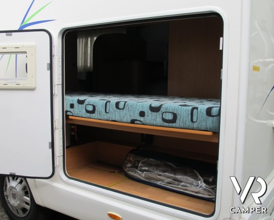 Moncayo Eco 60 - camper mansardato usato, con letti a castello e basculante. Vendita e noleggio camper nuovi e usati ItaliaVR Group a Torino e Piemont