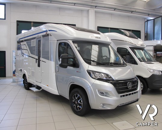 Hymer Tramp GL 578 "Ambition": camper nuovo semintegrale con letti gemelli, letto basculante, bagno e doccia separati_italiavr vendita camper torino d