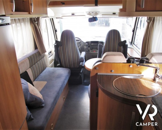 Hymer B 508 CL - camper usato motorhome su Fiat Ducato 130 cv, 4 posti letto, con veranda, portamoto, sospensioni AL-KO, Fantastic Vent - ItaliaVR_1