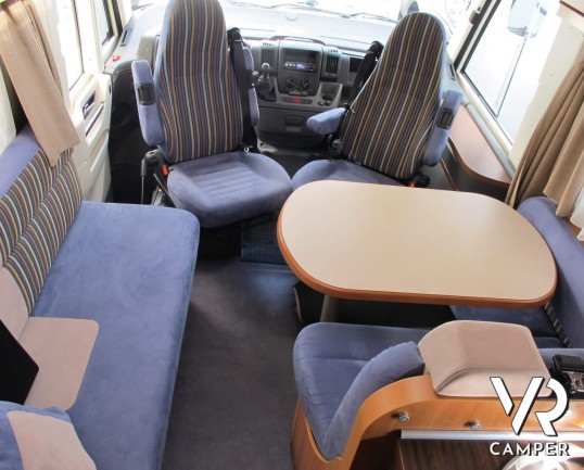 Hymer B 508 CL - camper usato motorhome su Fiat Ducato 130 cv, 4 posti letto, con veranda, portamoto, sospensioni AL-KO, Fantastic Vent - ItaliaVR_1