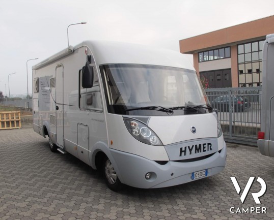 HYMER B 664 CL - camper motorhome usato, con doppio pavimento, ampio garage, comoda dinette. Italiavr vendita camper Torino