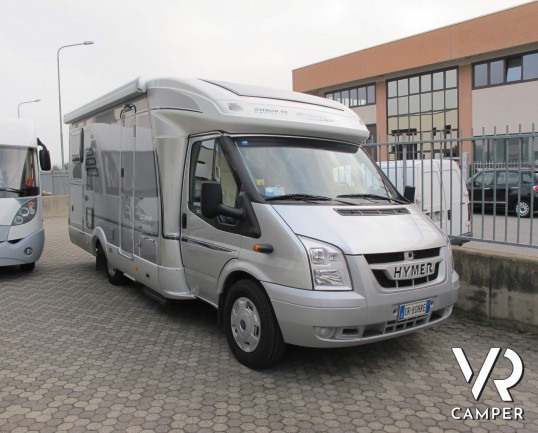 Hymer Tramp 612 CL - camper usato semintegrale 3 posti letto, dotato di veranda, retrocamera, antenna tv, climatizzatore. In visione alla sede ItaliaV