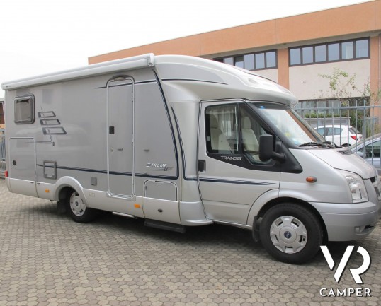 Hymer Tramp 612 CL - camper usato semintegrale 3 posti letto, dotato di veranda, retrocamera, antenna tv, climatizzatore. In visione alla sede ItaliaV