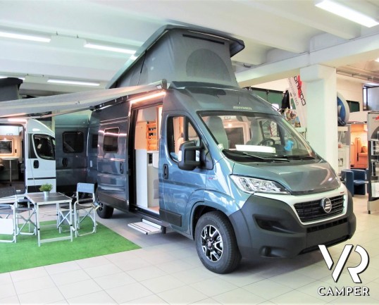 Hymer Van 600 FREE - camper furgonato nuovo modello 2020, con letto sul tetto sollevabile, su motore 160 cv - camper in vendita da ItaliaVR a Torino